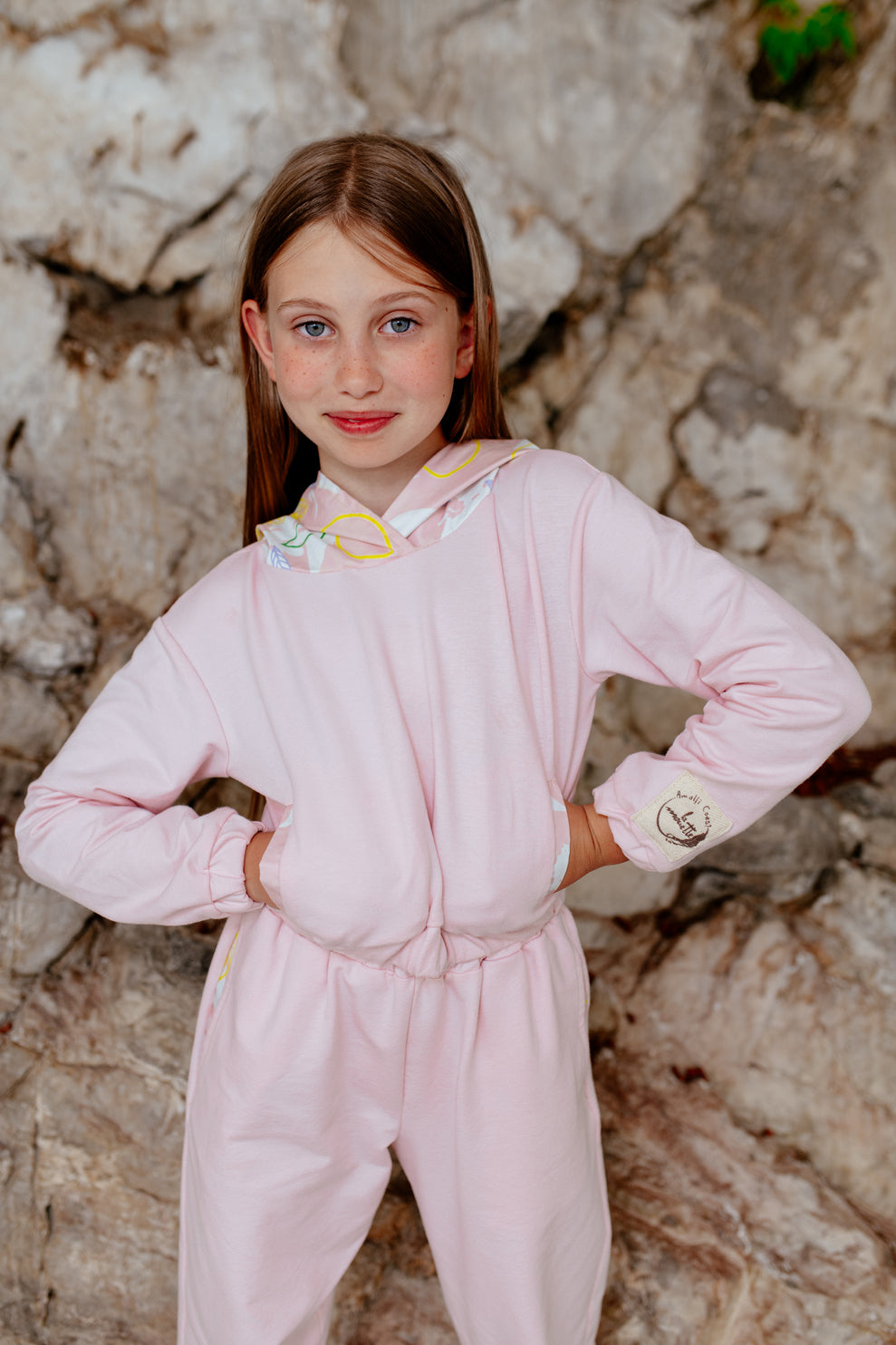 Sweatshirt and trousers set for girls